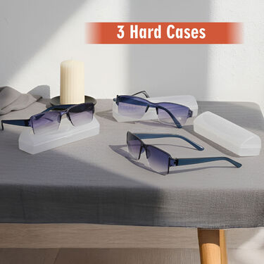 Rimless Bifocal Coloured Adaptive Power Reading Glasses Buy1 Get 2 Free (3BCORG12)