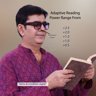 Full Frame Bifocal Coloured Adaptive Power Reading Glasses Buy1 Get 2 Free (3BCORG13)