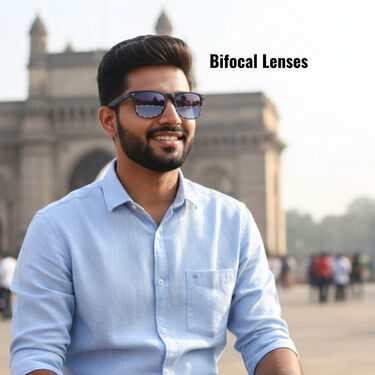 Full Frame Bifocal Coloured Adaptive Power Reading Glasses Buy1 Get 2 Free (3BCORG13)