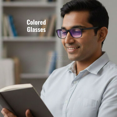 Full Frame Bifocal Coloured Adaptive Power Reading Glasses Buy1 Get 2 Free (3BCORG13)