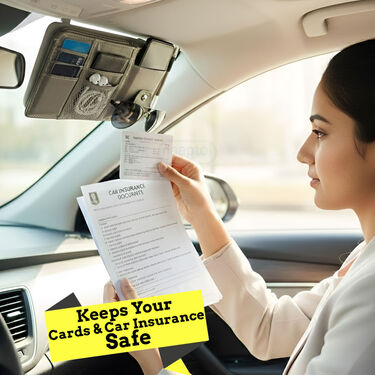 Car Sun Visor Multi Storage Organizer (CO2)