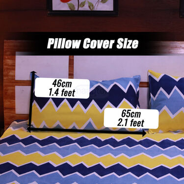Pack of 2 Double Bedsheets Set + 2 Single Blankets (4FBS3)