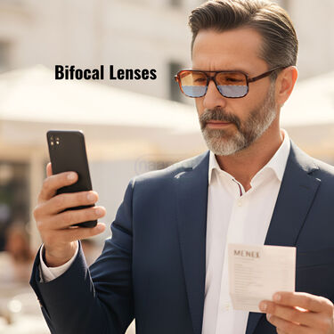 Full Frame Bifocal Coloured Adaptive Power Reading Glasses Buy1 Get 2 Free (3BCORG14)