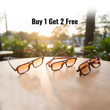Full Frame Bifocal Coloured Adaptive Power Reading Glasses Buy1 Get 2 Free (3BCORG14)
