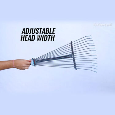 Adjustable Long Handle Steel Garden Rake (GHT6)