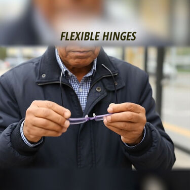 Rimless Coloured Adaptive Power Reading Glasses Buy 1 Get 2 Free (3CORG7)