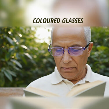 Rimless Coloured Adaptive Power Reading Glasses Buy 1 Get 2 Free (3CORG7)