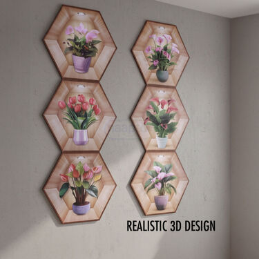 3D Wall Stickers B1 G1 Free (3DWS11)