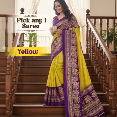 Premium Foil Work Saree ? Pick Any 1 (FPS21)