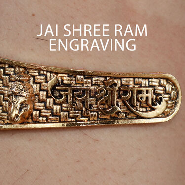 Golden Panchmukhi Hanuman Pendant Chain With Hanuman Kada (HPCK)