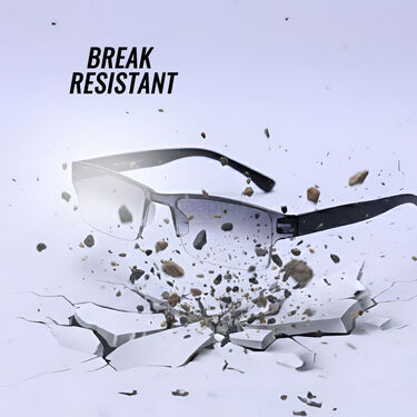 Rimless Bifocal Coloured Adaptive Power Reading Glasses Buy1 Get 2 Free (3BCORG16)