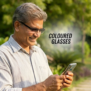 Rimless Bifocal Coloured Adaptive Power Reading Glasses Buy1 Get 2 Free (3BCORG16)