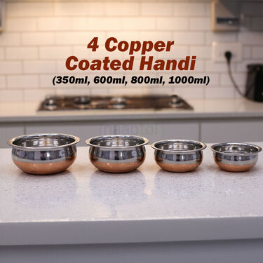 21 Pcs Copper Bottom Multipurpose Cook & Serve Set (21CC1)