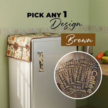 5 Pcs Fridge Cover Set With 10 Free Gifts (5FC7)