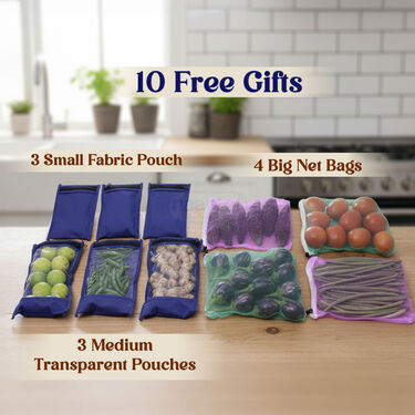 5 Pcs Fridge Cover Set With 10 Free Gifts (5FC7)