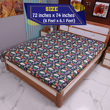 Water Proof Printed Double Bed Mattress Protector Sheet (DMP12)