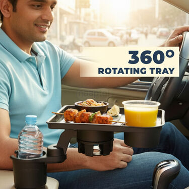 Car Food Tray With Bottle Holder (CFT3)