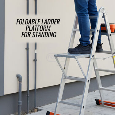 Foldable Ladder Platform For Standing (LP4)
