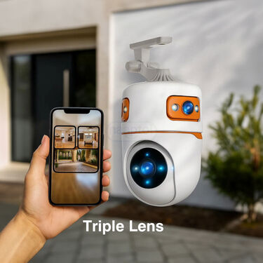 Buy 360 View 3 Lens Smart Wifi Camera (CCTV32CS) Online at Best Price ...