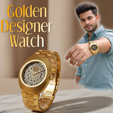 Golden Designer Watch (MGW33)