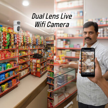 Dual Lens Live Wifi Indoor Camera (CCTV37 CS)