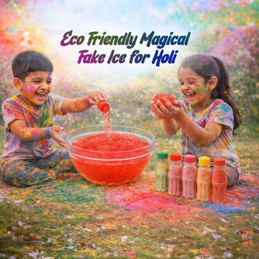 Eco Friendly Magical Fake Ice For Holi (MI)