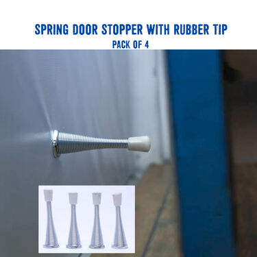 Spring Door Stopper with Rubber Tip (DS5)