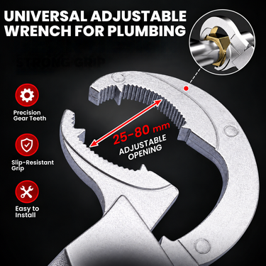 Universal Adjustable Wrench For Plumbing (AW01)