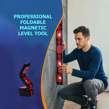 Professional Foldable Magnetic level Tool (AMT03)