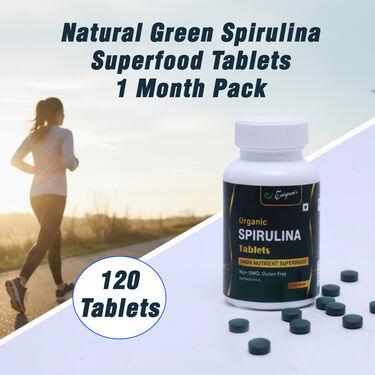 Green Spirulina Energy Tabs 1 Month Pack (NUTRA36)