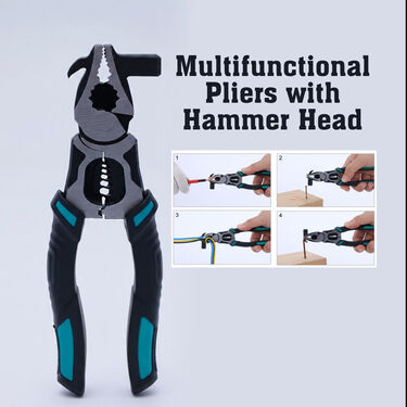 Multifunctional Pliers With Hammer Head (HWS1)