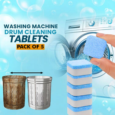 Washing Machine Drum Cleaning Tablets - Pack of 5 (WMT3)