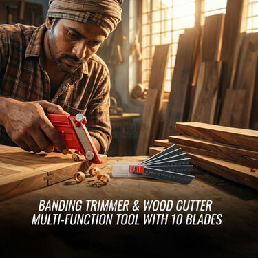 Banding Trimmer & Wood Cutter Multi-Function Tool With 10 Blades (BTT)