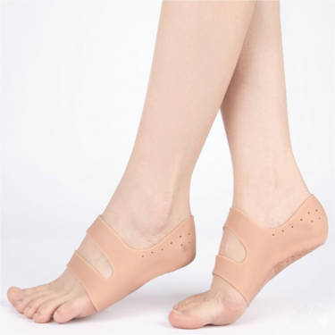 Pain relief Silicone Gel Heel Pad With Arch Support (HR02)