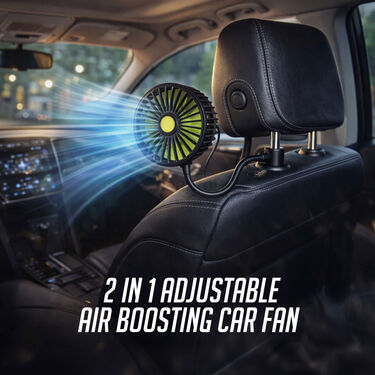 Car 2 In 1 Adjustable Air Boosting Fan (CIF1)