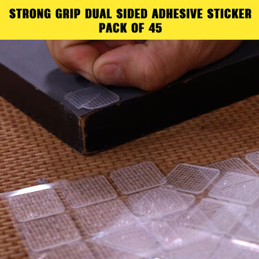 Strong Grip Dual Side Adhesive Sticker Pack of 45 (AS4)