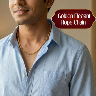 Golden Elegant Rope Chain (MGC3)