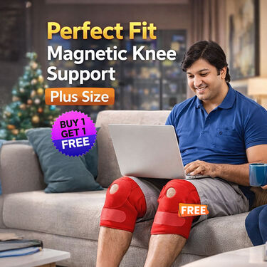 Perfect Fit Magnetic Knee Support Plus Size B1G1 (MKS4)