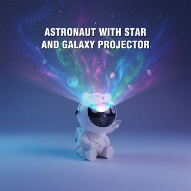 Astranaut With Star And Galaxy Projector (DL8)
