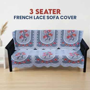 3 Seater French Lace Sofa Cover (3SSC1)
