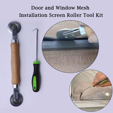 Door and Window Mesh Installation Screen Roller Tool Kit (WRT)
