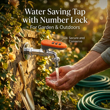 Water Saving Tap with Number Lock For Garden & Outdoors (WTL1)