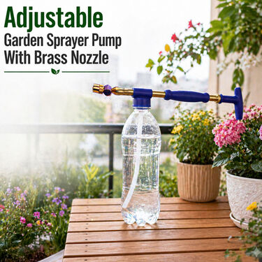 Adjustable Metal Garden Sprayer Pump With Brass Nozzle Pack of 1 (MGS4)