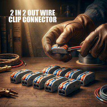 2 In 2 Out Wire Clip Connector (CWC)