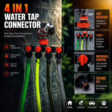 4 In 1 Water Tap Connector (WTC3)