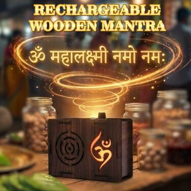 Rechargeable Wooden Mantra (MD26)