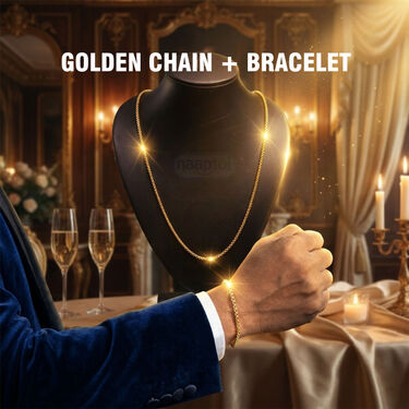 Golden Chain + Bracelet (MGJ54)