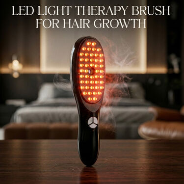 LED Light Therapy Brush For Hair Growth (MHB1)