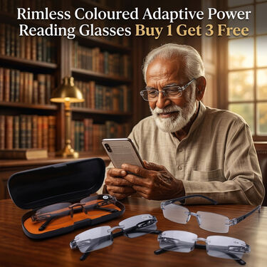 Full Frame Adaptive Power Reading Glasses Buy 1 Get 3 Free (4ORG22)