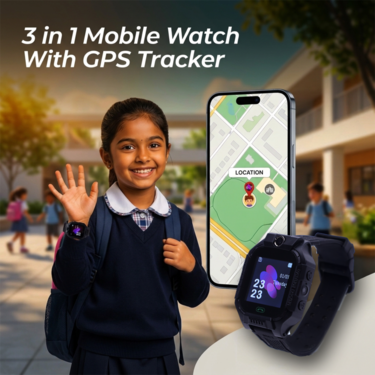 3 IN 1 Mobile Watrch With GPS Tracker (BCSW64)